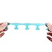 HIGH'S Gel Nail Art Tool Jelly Toe Separators, Pink