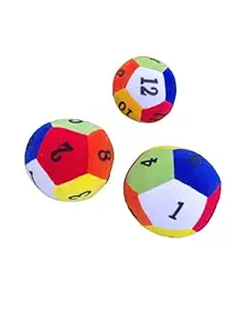 Fun Zoo Soft Plush Stuffed Animal Dog,Cat,Camel,Panda,Tiger,Gorilla,Mermaid,Elephant,Monkey,Giraffe,Kangaroo,Dolls Toy for Kids Boys Girls Wild Animal (9cm,10cm,14cm, Pack of 3 Rattle Ball)