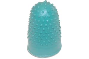 WONDAY Confezione da 12 ditali in gomma n. 0, diametro 17 mm, colore: verde