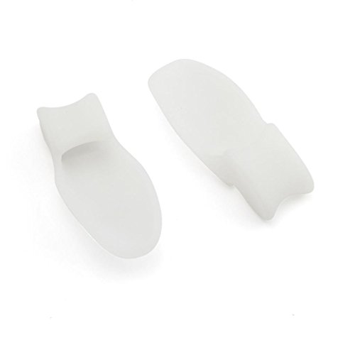 1 Pair Silicone Toe Gel Bunion Stretcher Protector Corrector Straightener For Foot Pain Ease
