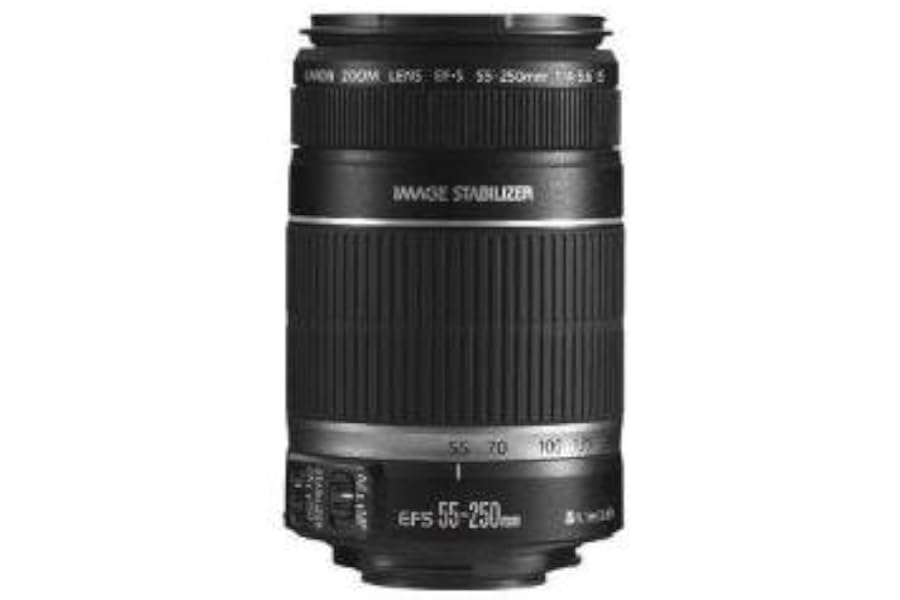 Canon EF-S 55-250mm f/4-5.6 IS Telephoto Zoom AF Lens for Selected Digital SLR (Generalüberholt)