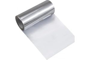 PTJJXA 12 cm x 16 m Papier Aluminium Coiffure, Papier D'Aluminium Pour Cheveux, Papier Meches Coiffure, Rouleau Aluminium pour Teinture Capillaire