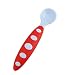 Lalang Kids Baby Training Fork and Spoon Travel Eating Set with Carry Case (grey)