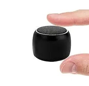 TecnoSoul Mini Bluetooth Speaker | Stereo Sound | Selfie Shutter Button | Call | Music | Splash Proof | Tweeter | Surround Sound | Simple One Click Button use | Small Body Big Voice