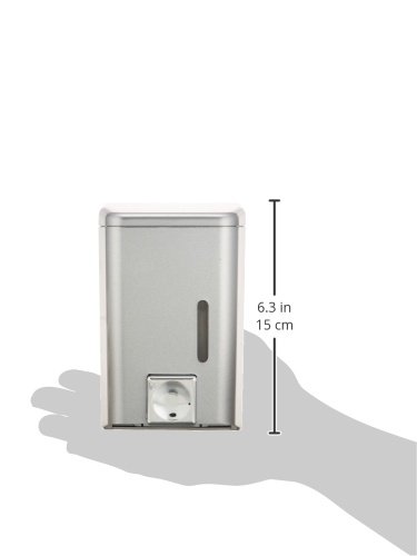 Wenko 21808100 Seifenspender Cremona Platin, Fassungsvermögen 0,5 L, Kunststoff, 10 x 16 x 8,5 cm - 6
