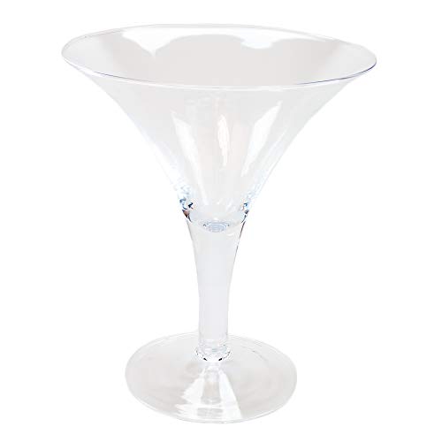 Martiniglas Höhe 30cm Ø 25cm, Dekoglas Martiniglas groß als XXL Glas in ausgefallener Form