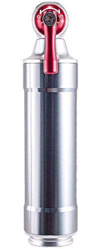 CO2 Kartuschenpumpe – Schnell und Einfach mit dem Pro Bike Tool Inflator – Presta und Schrader Ventil Kompatibel. Luftpumpe für Straßenfahrräder und Mountainbikes – Metall Lagerbehälter – Keine CO2 Kartuschen enthalten - 3
