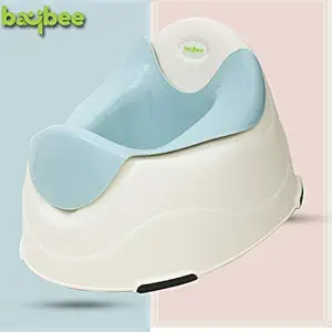 BAYBEE BPA-Free Potty Training Chair Cum Seats with Removable Tray and Handle for 0-5 Years Kids (Blue)