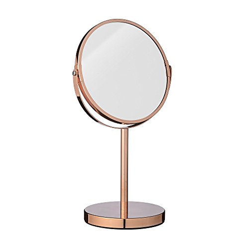 Bloomingville Kosmetikspiegel Schminkspiegel 2-seitig kupfer