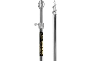DINSMORES 5/8" O.D. SPIRAL POINT TELESCOPIC BANK STICK 2X75CM, SILVER