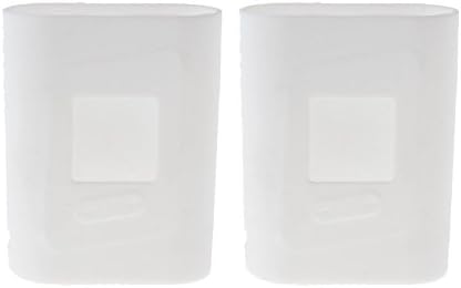 RAYEE Protective Silicone Case Cover Wrap Hostler for SMOK AL85 85W Mod 2-pack (White)