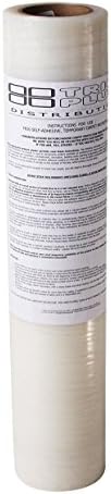 Trio Plus Super-Heavy Duty Carpet Protection Roll 60cm x 100m Self-Adhesive 100 Micron RW (CP60-100(100) RW)