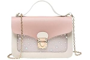 VOHONEY Small Unicorn Crossbody Bag Little Girls Shoulder Bag Cute Handbag Purse Chain Messenger Bag for Teens (Crossbody Bag for Pink 2)