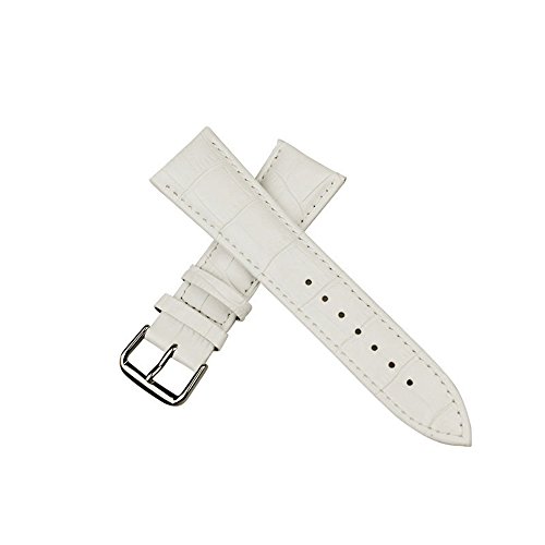 Preisvergleich Produktbild Evtech (tm) Apple-Watch, iWatch Strap Crocodile Leather Ersatzuhrenarmband-Bügel-Armband-Han... (38mm weiß)