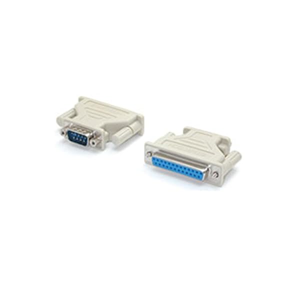 StarTech.com AT925MF - Adaptador conversor de cable serie (DB9 a DB25) color beige