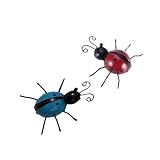 Lindos accesorios de jardinería de mariquita, son adecuados para pequeños jardines decorativos.