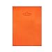 Produktbild Mode Einfache Farbe Weiches Leder Notizblock Dicke Farbe 16 Karat Tagebuch Notebook Notebook Kreative Notebook Schreibwaren (Color : Orange)