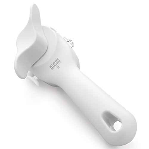 Kuhn Rikon Auto Safety Dosenöffner, Büchsenöffner, Kunststoff, Edelstahl, Weiß, L 20 cm, 22330