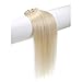 Lina Silky Soft Human Hair Women Clip In Straight Extensions Hairs #60 Light Blonde