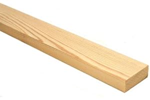 AUSTIN COMMERCE 2x1 Pine Planed Softwood Batten Timber Wood PSE PAR Ex "2 x "1 25x50 (Actual size 46x 21mm) 2"x1" (1, 50cm)