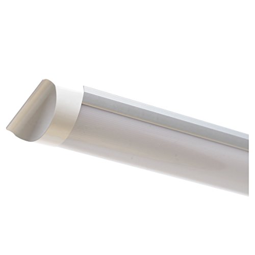 LEDUS LED Batten Luz de techo 45 vatios blanco natural 150 cm [5 pies 4000-4500 Kevin] Iluminación interior de tubo ancho para uso comercial o residencial.