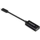 KiWiBiRD® USB 3.1 Type C THUNDERBOLT 3 to DisplayPort 4K Adapter (DP v1.2a, UHD 4Kx2K 3840x2160, 15.6cm Lead, USB-C to Female DP) for Apple MacBook 12 inches, Google 2nd Chromebook Pixel, Asus Zen AiO PC, New Dell XPS 12(9250)/13(9350)/15(9550) and more Type C Enabled Devices