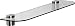 Produktbild IB-Style - Wandregal - Glasregal | 22 Variationen | 400 x 150 x 6 mm klar + Halterungen Halfround Edelstahloptik