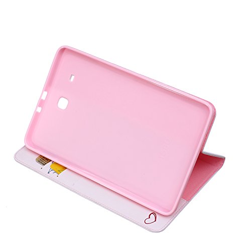 Galaxy Tab E 9.6-Inch SM-T560 Hülle, DEENOR Cute Colorful Design Flip Tasche PU Leder Abdeckung Stand Schutzhülle für Samsung Galaxy Tab E 9.6-Inch SM-T560 / T561 / T565. *giraffe - 7