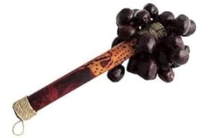 CARVED CULTURE Rubber Seed Shaker Lightweight Musical Instrument World Hand Percussion