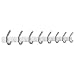 Produktbild Hakenleiste Kleiderhaken Edelstahl Rostfrei Doppelhaken 2.60mm Wandgaderobe Handtuchhalter Garderobenhaken Wandhaken Mehrzweckhaken mit 8 Haken gebürstet ca. 30kg | von Joywell (8 Haken)