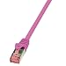 Produktbild LogiLink CQ2079S CAT6 S/FTP Patch Kabel PrimeLine AWG27 PIMF LSZH pink 5,00m