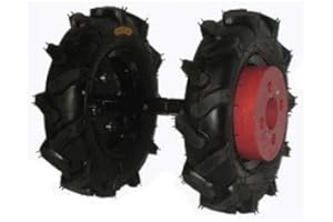 ELECTROPOWER Jeu de roues avec pneus agraires 410 mm et masses