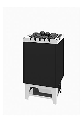 Poêle pour sauna Stand de modèle type 33-5 kW Anthracite Manteau