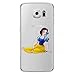 Produktbild Prinzessin Telefon Hülle/Case für Samsung Galaxy S7 (G930) mit Displayschutzfolie/Silikon Weiches Gel/TPU / iCHOOSE/Schneewittchen - Sitzen