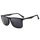【Lente polarizada】La combinación ligera de aleación de aluminio, magnesio y metal y el diseño mate hacen que el marco sea fuerte y liviano, para ciclismo, conducción, carrera, pesca, carreras, esquí, escalada y para todos los entusiastas de las actividades al aire libre, y también se puede usar como accesorio de alta costura y diario usar todo el año