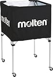 Pelota carro; para 15 - 30 pelotas (según el tamaño); plegable; Negro; 640 x 640 x 500 x 500 mm; Estructura de aluminio; Altura atril 1000 mm; 3.5 kg