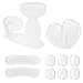 Produktbild High Heel Pads, Fersengriffe, Einlagen, Abrieb und Blasenschutz, High Heel Einlegesohlen, Anti-Rutsch Vorfuß Schuhkissen, Fußpflege-Set (transparent)