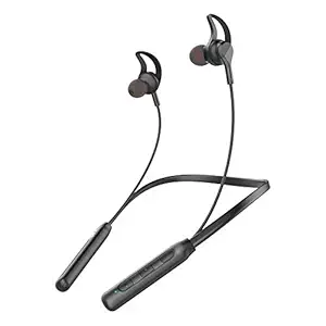 U & I Smash Series Wireless Bluetooth In Ear Neckband Headset with Mic (Black)