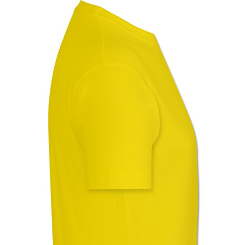 Handball - Handballherz Schweden - Herren Premium T-Shirt Lemon Gelb