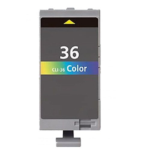 2x Original Tintenpatrone Canon Pixma IP 110, CLI36 - COLOR