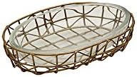 wire soap dish – decoration for your bathroom, 10 x 15 x 3 cm (wire rack)