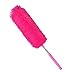 Produktbild aiyvi Einziehbarer Staubwedel Clean Brush Weiche Staubwedelbürste Anti Dusting Brush Wohnungsreinigung für Autos, Jalousien, Deckenventilatoren (Pink, 40cm; max lang 88 cm)