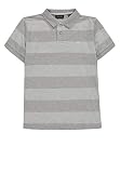  Marc O\' Polo Kids Poloshirt 1/4 Arm Polo, Gris Violet Gray 1210, 104 para Niños