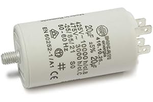 DUCATI ENERGIA Motorkondensator 20 uF ± 5 %/475 V + GRD ¯ 40 x 70 mm, DUCATI