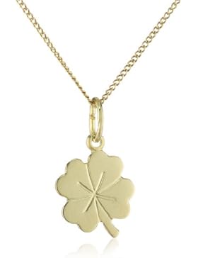 ZEEme For Kids - Kinderanhnger mit Kette 333/- Gelbgold 36-38cm Glckskleeblatt 500341045-38Z