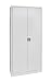 Produktbild Metallschrank Stahlschrank 180x80x38 cm 4 Fachböden Flügeltürschrank komplett montiert GS geprüft