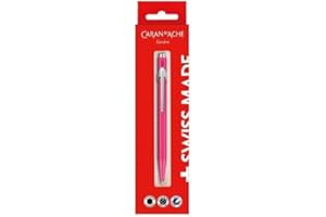 Caran d'Ache 849 Ballpoint Pen Gift Box, Fluorescente Púrpura (849.690NN)