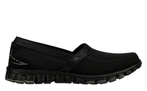 Skechers EZ Flex Take It Easy Women's Black Memory Foam Flat Shoes , 3