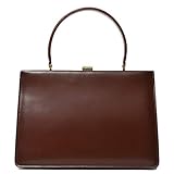 MERRYHE Vintage Handtaschen Große Echte Leder Top Griff Taschen Damen Totes Aktentasche Für Damen Arbeiten Braun Schwarz Rot Grün Weiß,Brown-33 * 9 * 22cm