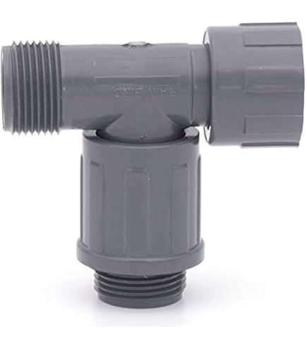 Tee Raccordi Tubo Femmina, Valvola Di Deviatore A T 3 Vie 3/8 - Foto 6